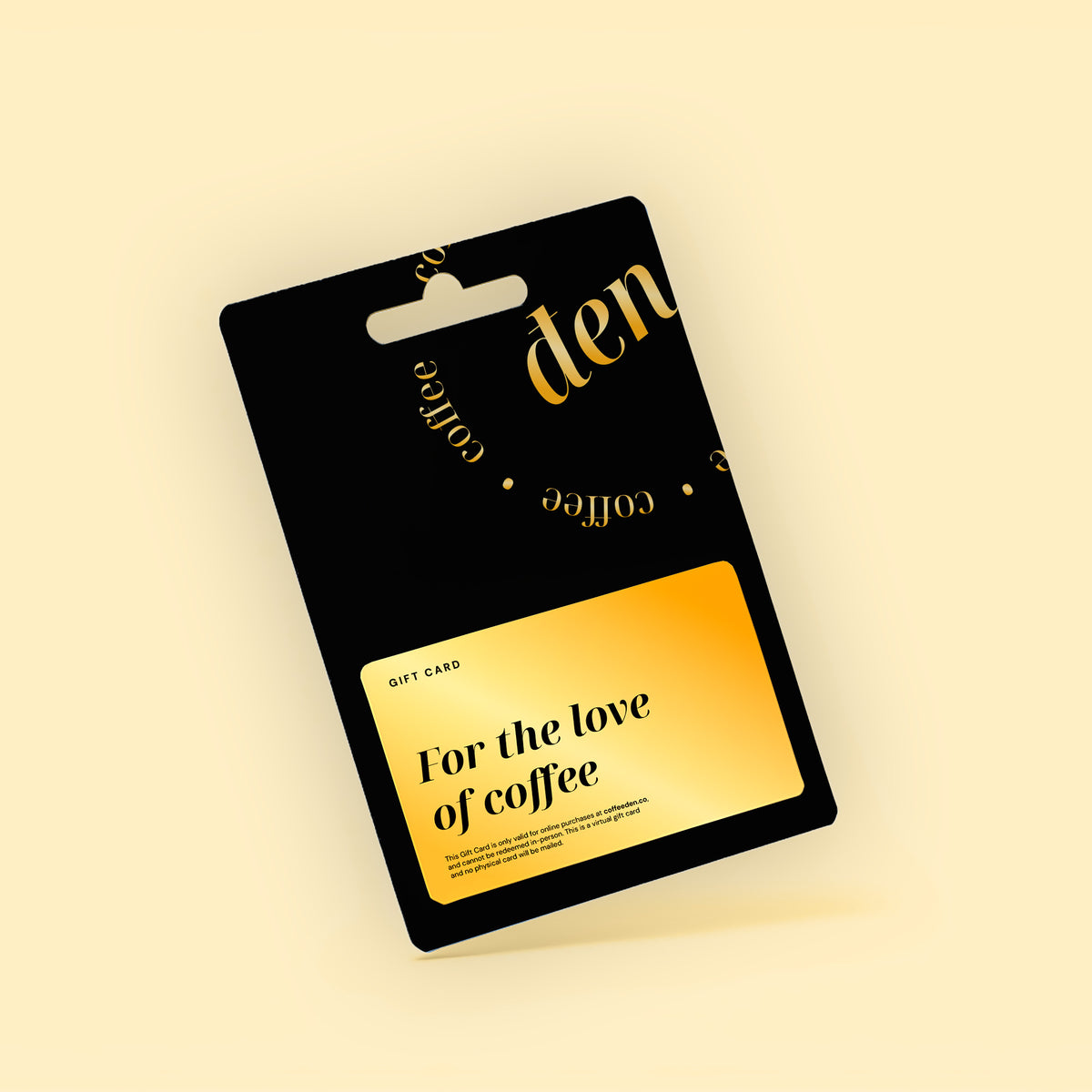 đen Gift Card
